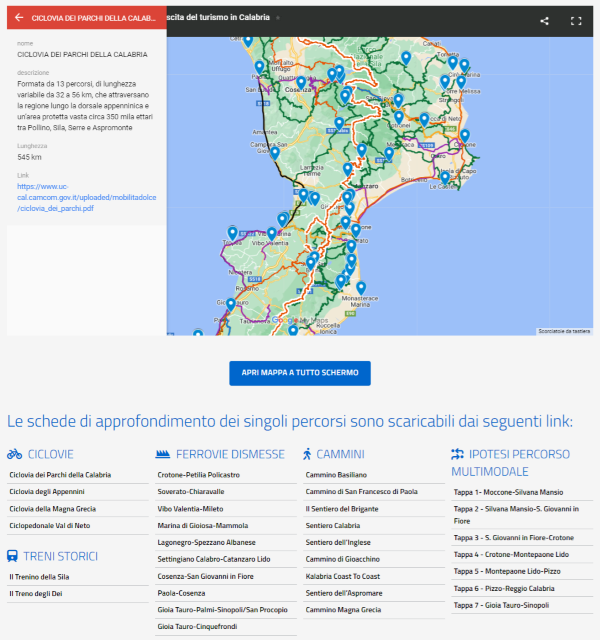 Mobilità dolce Calabria